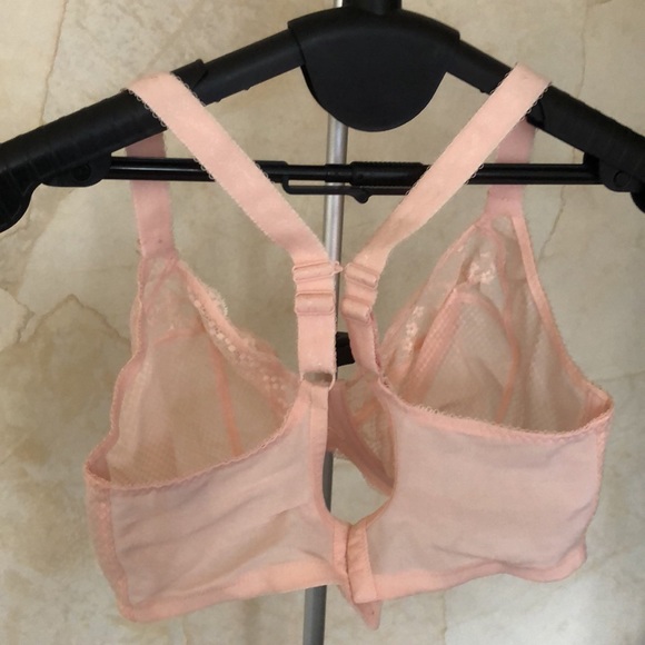 Elomi EL4382 Charley Stretch Lace Underwire Plunge Bra baby pink - Picture 11 of 16